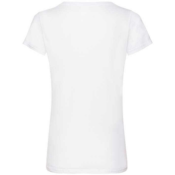 16.1398 F.O.L. - Lady-Fit Valueweight V-Neck T white .001