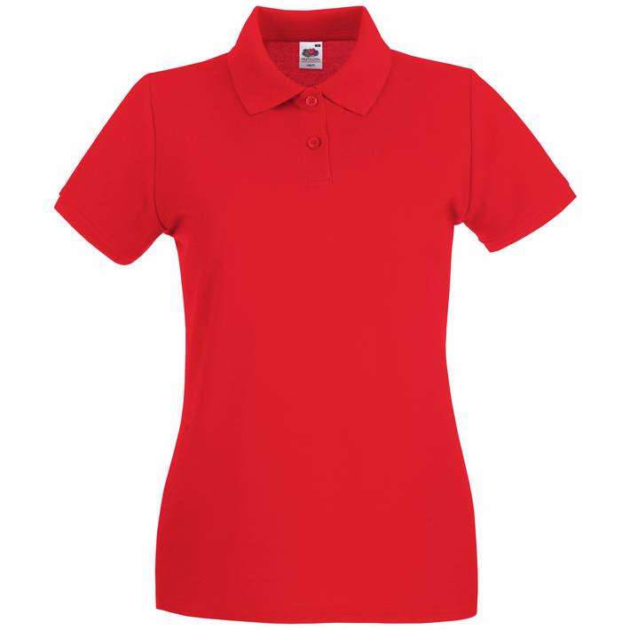 16.3030 F.O.L.  Lady-Fit Premium Polo red .004