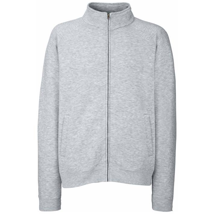 16.2228 F.O.L. - Premium Sweat Jacket heather grey .610