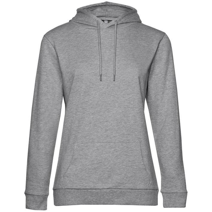 01.W04W B&C - #Hoodie /women heather grey .610
