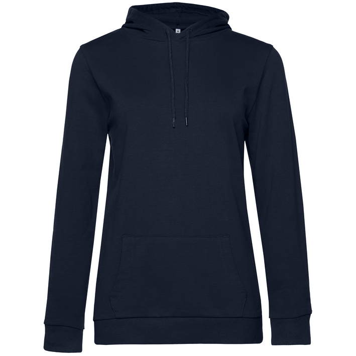 01.W04W B&C - #Hoodie /women navy blue .u34
