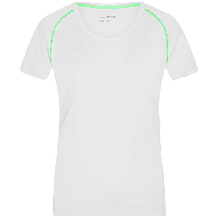02.0495 James & Nicholson - JN 495 white/bright green .r01