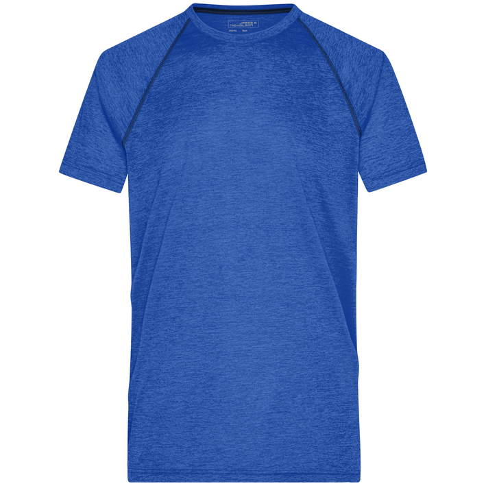 02.0496 James & Nicholson - JN 496 blue melange/navy .o94