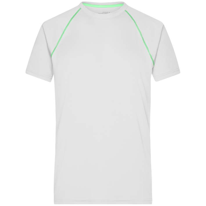 02.0496 James & Nicholson - JN 496 white/bright green .r01