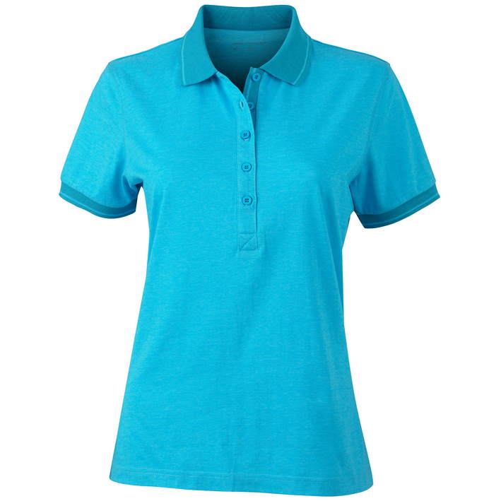 02.0705 James & Nicholson - JN 705 turquoise melange/turquoise .o99