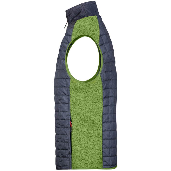 02.0740 James & Nicholson - JN 740 kiwi melange/anthracite melange .s63