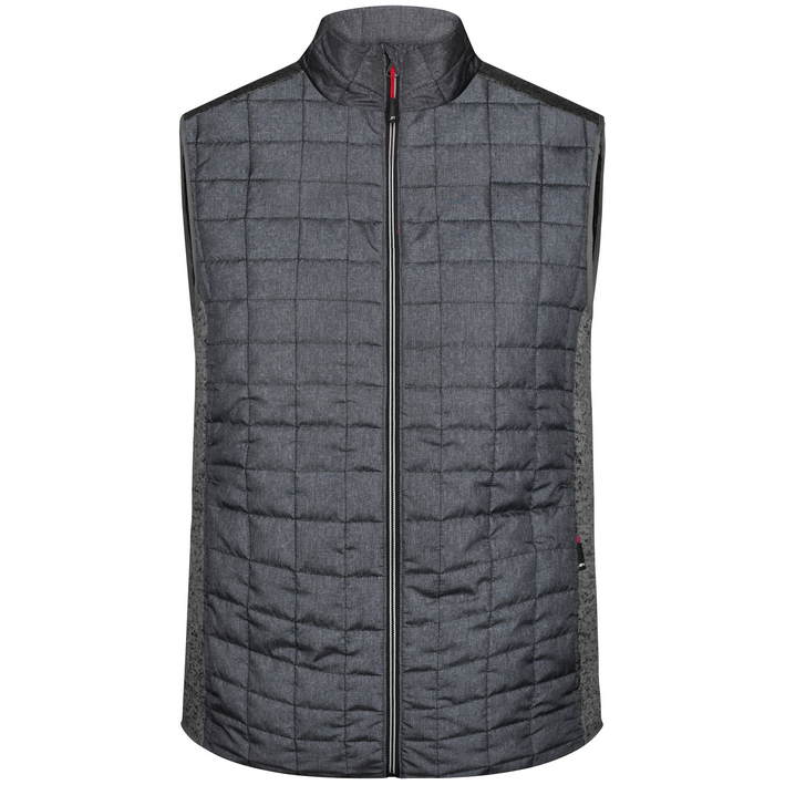 02.0740 James & Nicholson - JN 740 grey melange/anthracite melange .s65