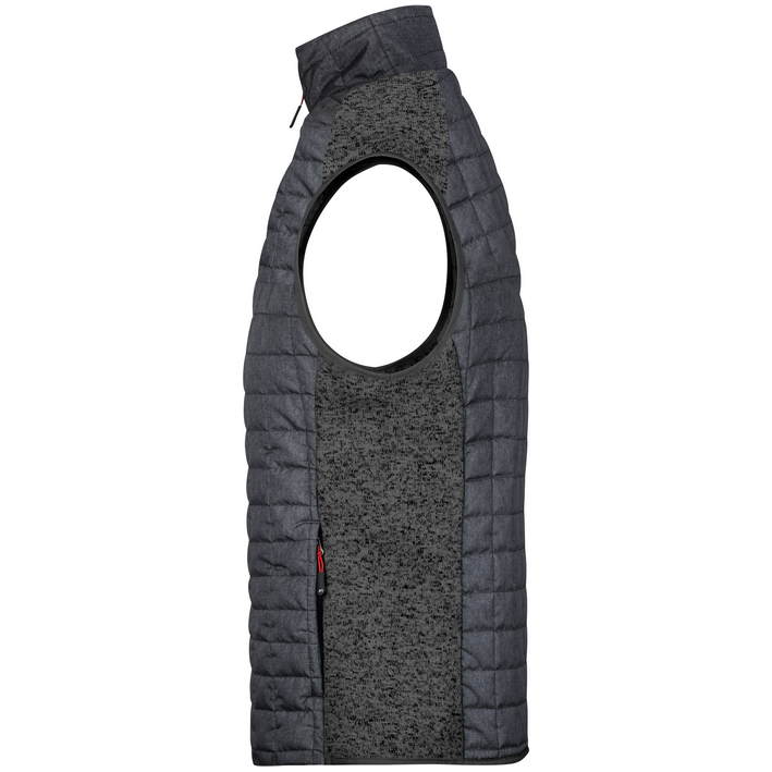 02.0740 James & Nicholson - JN 740 grey melange/anthracite melange .s65