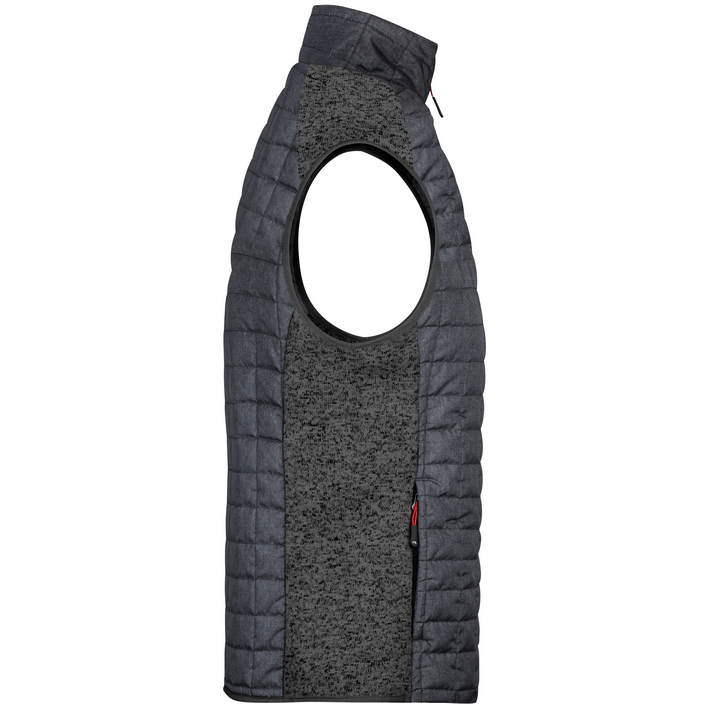 02.0740 James & Nicholson - JN 740 grey melange/anthracite melange .s65