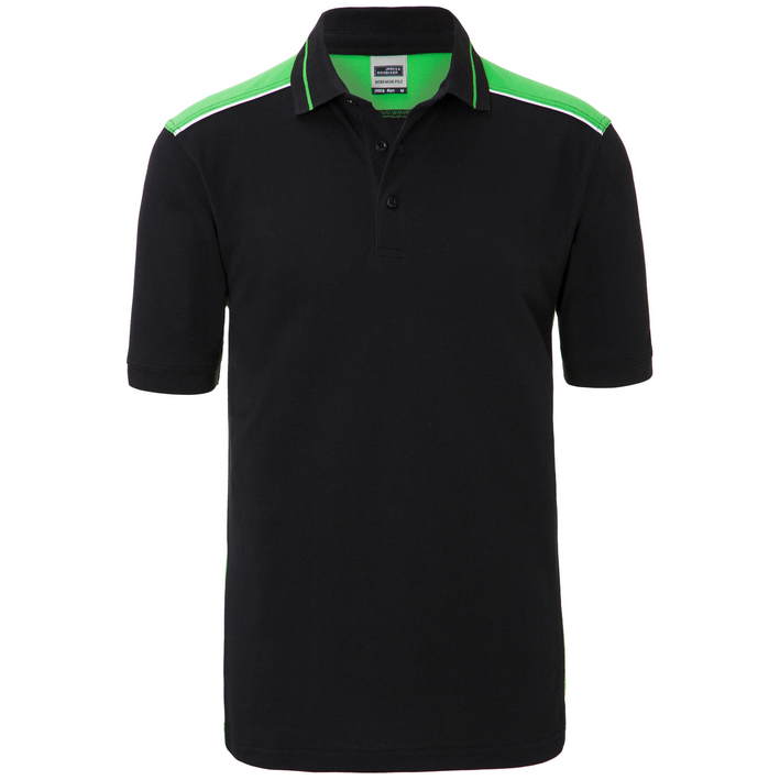 02.0858 James & Nicholson - JN 858 black/lime green .d82