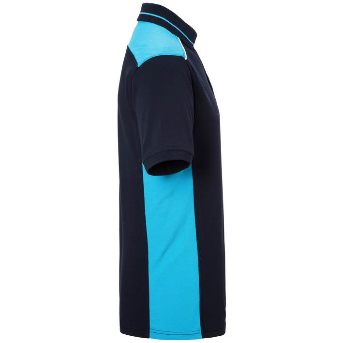 02.0858 James & Nicholson - JN 858 navy/turquoise .o51