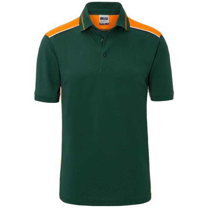 02.0858 James & Nicholson - JN 858 dark green/orange .s49