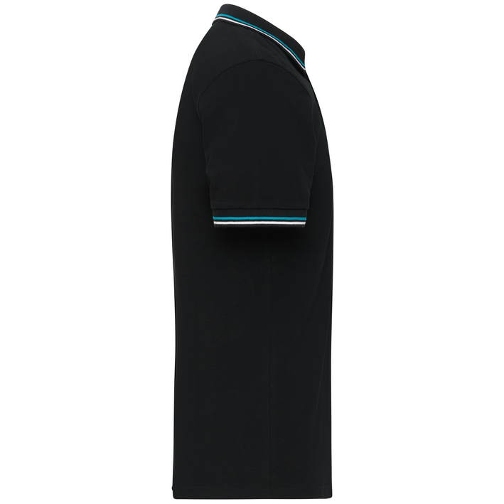 02.1306 James & Nicholson - JN 1306 black/white/turquoise .j28