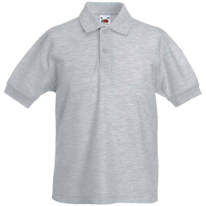 16.3417 F.O.L. - Kids 65/35 Polo heather grey .610