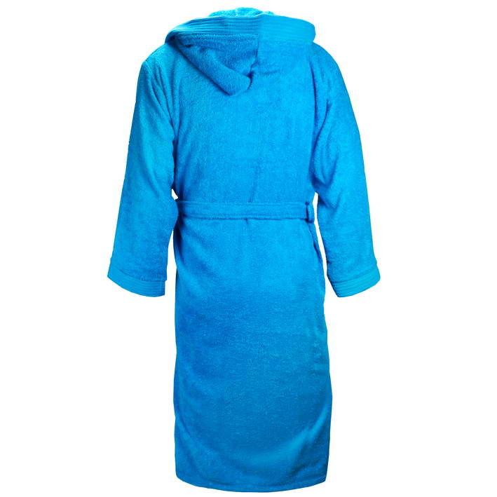 48.1021 The One - Bathrobe hooded turquoise .440