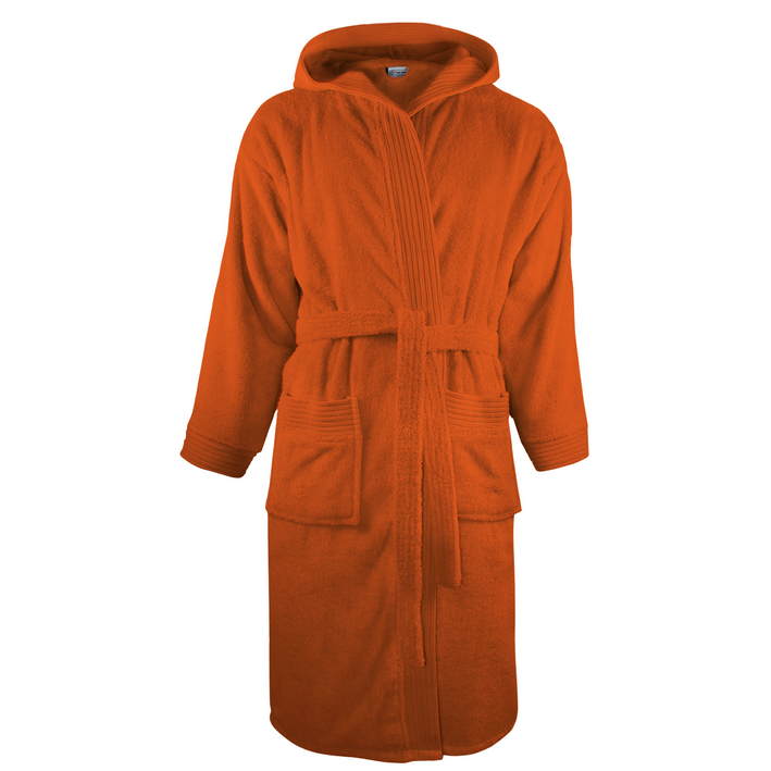 48.1021 The One - Bathrobe hooded terra spice .v43