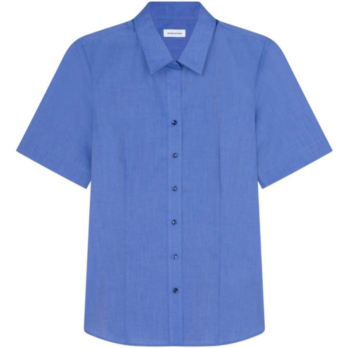 78.0605 Seidensticker - Blouse Regular SSL mid blue .c45